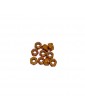 M3 Alu Nylon Lock Nuts Gold, 10 Pcs.