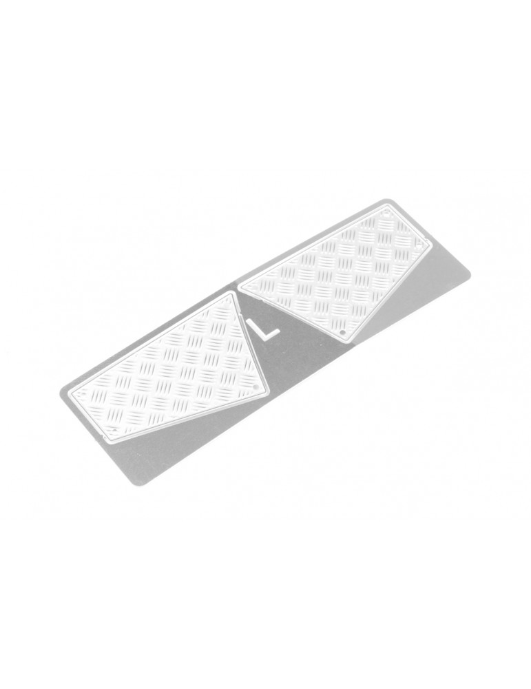Stainless Steel Rear Diamond Side Plate fits TRX-4 Body