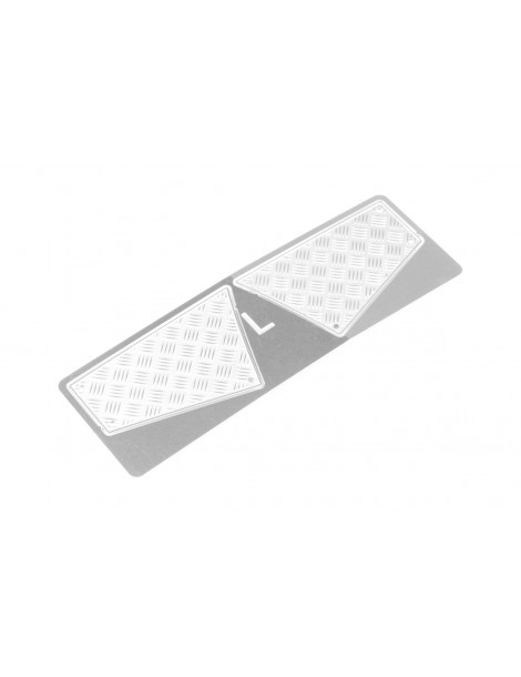 Stainless Steel Rear Diamond Side Plate fits TRX-4 Body