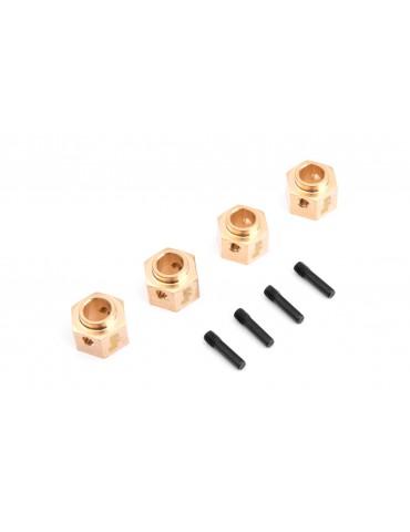 RC modelio 12 mm žalvariniai ratų šešiakampiai 8 mm offset TRX-4 – CyborgShop