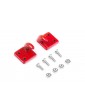 1/10 RC Rock Crawler Accessories Bolt-on Hooks / off Centre Red
