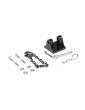 Adjustable Drop Hitch Black For 1:10 RC CAR