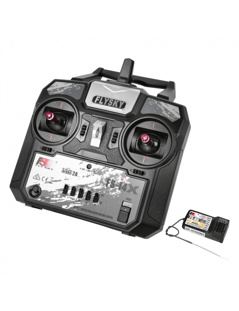 RC valdymo pultas FlySky i4X su FS-A6 imtuvu – CyborgShop