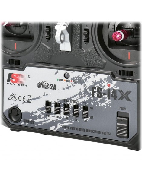 RC valdymo pultas FlySky i4X su FS-A6 imtuvu – CyborgShop