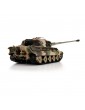 RC tankas King Tiger 1:16 Henschel bokštelis BB IR metaliniai vikšrai – CyborgShop