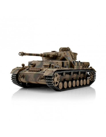 RC tankas PzKpfw IV Ausf. G 1:16 IR Pro Edition metalinis – CyborgShop