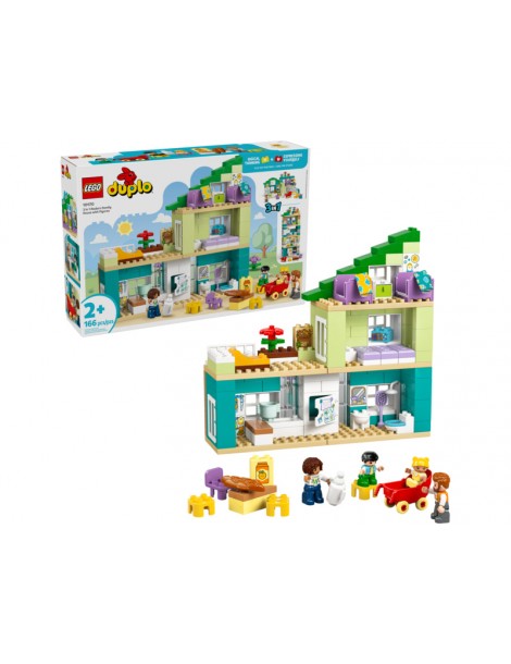 LEGO DUPLO - 3 in 1 Modern Family House with Figures