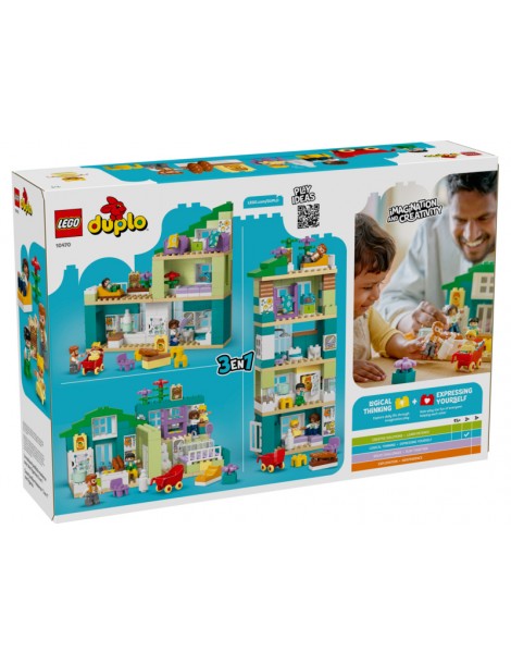 LEGO DUPLO - 3 in 1 Modern Family House with Figures