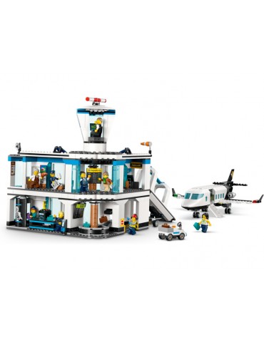 LEGO City oro uostas su lėktuvu vaikams 887 dalys LEGO – CyborgShop