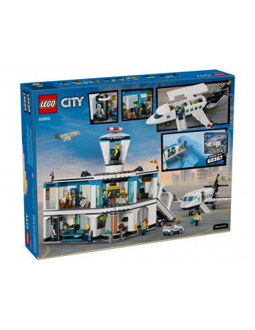 LEGO City oro uostas su lėktuvu vaikams 887 dalys LEGO – CyborgShop