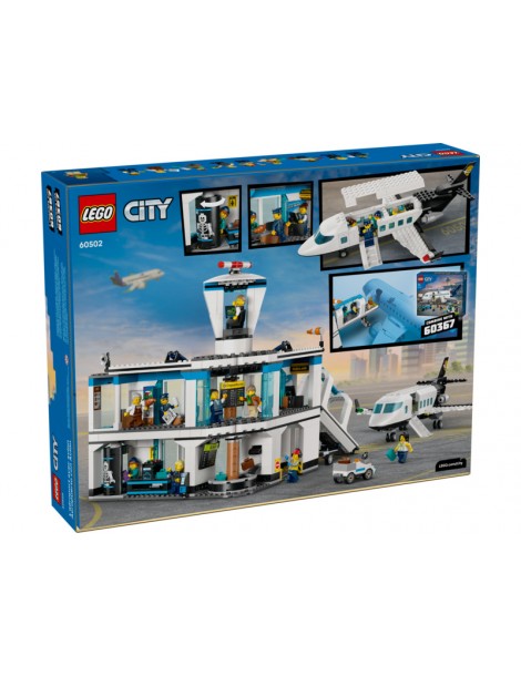 LEGO City oro uostas su lėktuvu vaikams 887 dalys LEGO – CyborgShop
