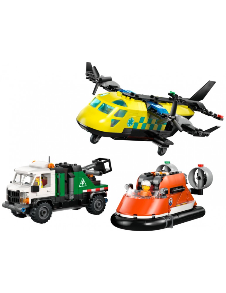 LEGO City - Airplane, Service Truck & Hovercraft Remix