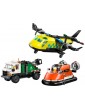 LEGO City - Airplane, Service Truck & Hovercraft Remix