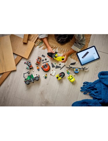 LEGO City - Airplane, Service Truck & Hovercraft Remix