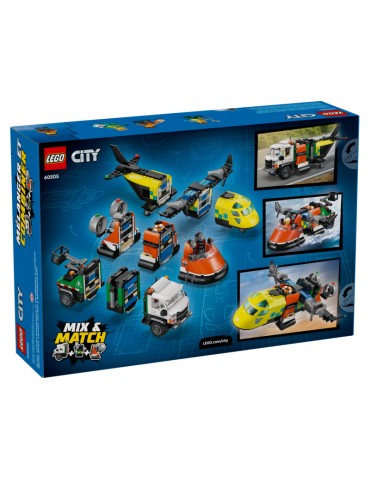 LEGO City - Airplane, Service Truck & Hovercraft Remix