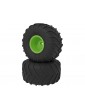 Arrma dBoots Chevron MT Tire Set, Glued, Green