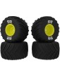Arrma dBoots Chevron MT Tire Set Glued (Yellow) (2 Pairs) - GROM