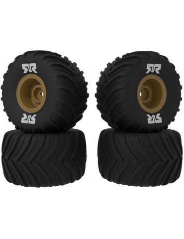 Arrma dBoots Chevron MT Tire Set Glued (Bronze) (2 Pairs) - GROM