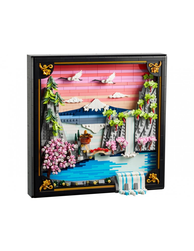 LEGO Art - Japanese Cherry Blossom Landscape