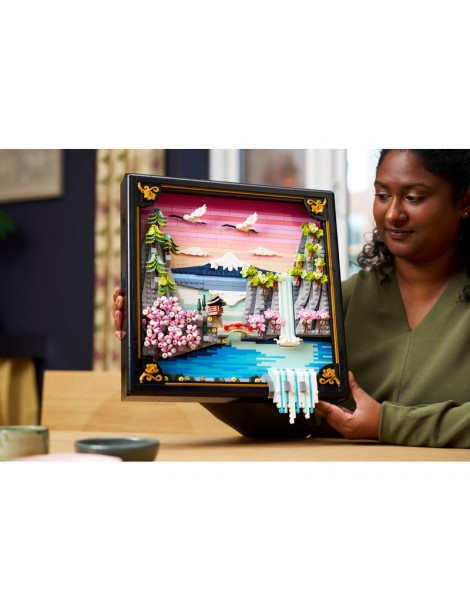 LEGO Art - Japanese Cherry Blossom Landscape