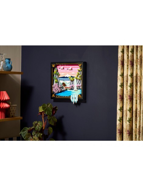LEGO Art - Japanese Cherry Blossom Landscape