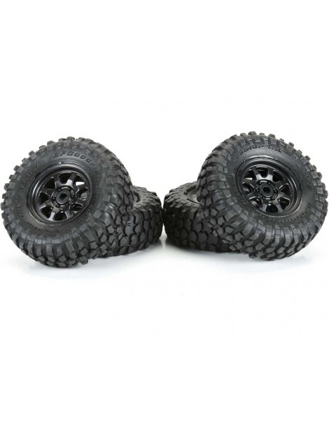 Pro-Line 1/30 BFG Krawler T/A KX Front/Rear Mounted Black Icon Nuevo (4) for Axial SCX30