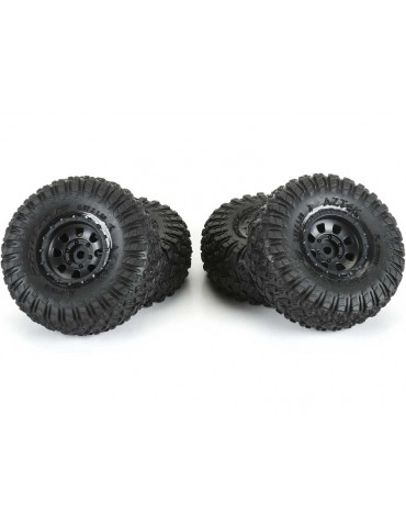 Pro-Line 1/30 Aztek Front/Rear Mounted Black Clobber (4) for Axial SCX30