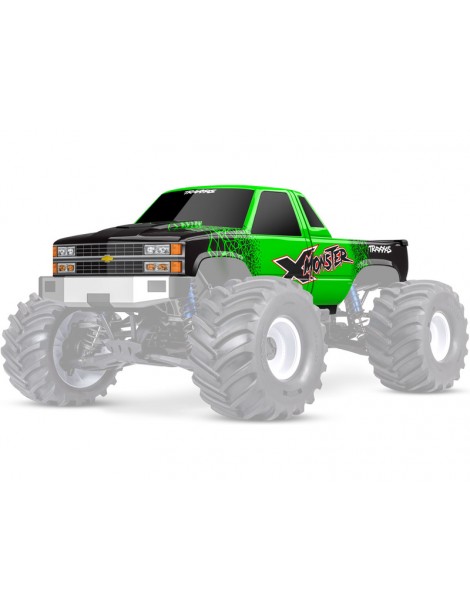 Traxxas Body, X-Monster Chevrolet GMT400 CK (green) (fits X-Monster)