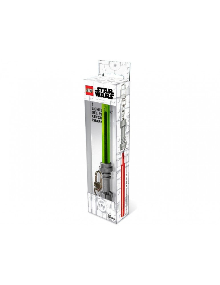 LEGO Star Wars gel pen Lightsaber with clip - light green
