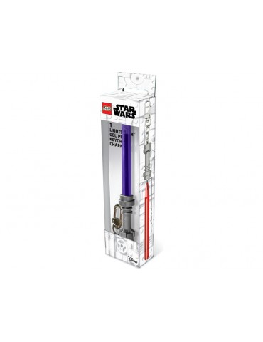 LEGO Star Wars gel pen Lightsaber with clip - purple