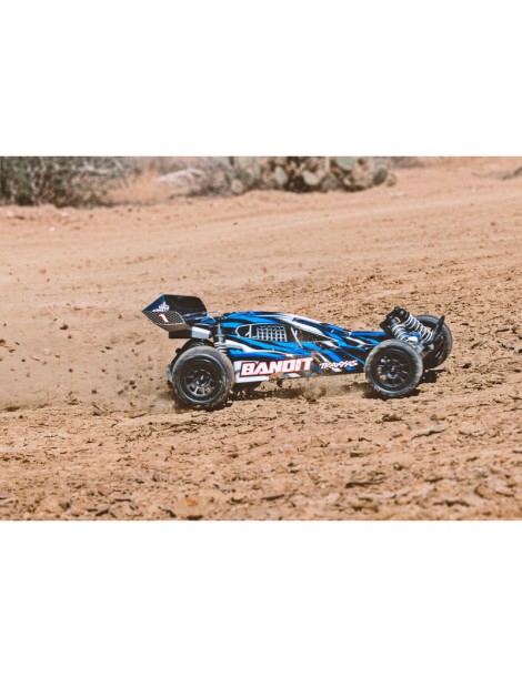 RC modelis Bandit HD 1:10 2WD RTR mėlynos spalvos Traxxas – CyborgShop