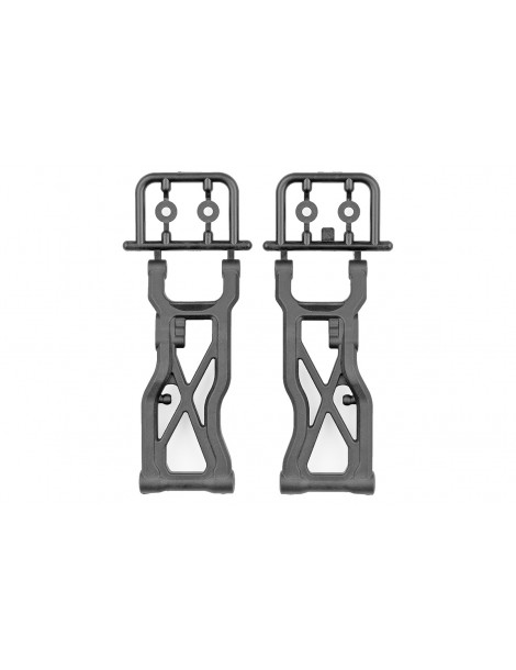 RC10B7 FT Carbon Rear Suspension Arms, 81mm