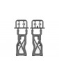 RC10B7 FT Carbon Rear Suspension Arms, 81mm