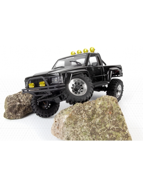 RC modelis Venture18 Flux 1985 Toyota Hilux SR5 1:18 juodos spalvos HPI – CyborgShop