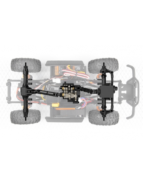 RC modelis Venture18 Flux 1985 Toyota Hilux SR5 1:18 juodos spalvos HPI – CyborgShop