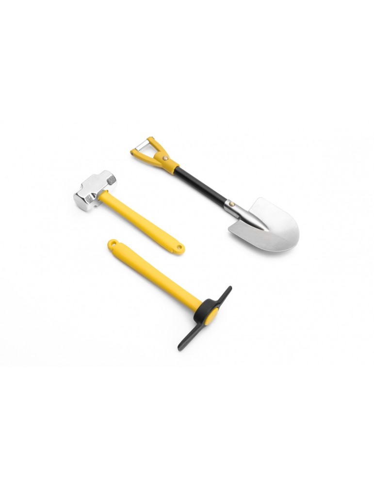 1/10 Metal Hammer Pickaxe and Shovel Set for RC Crawler