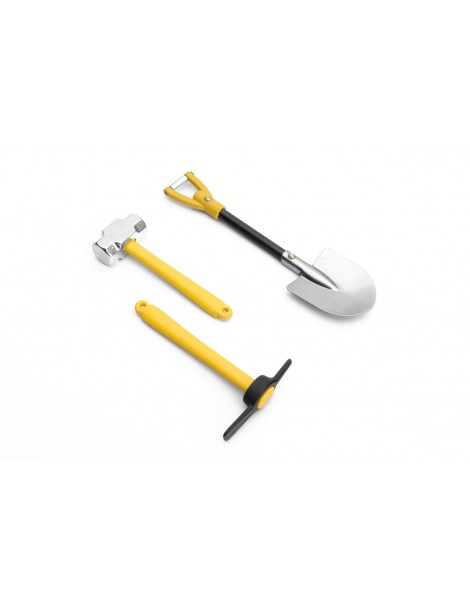 1/10 Metal Hammer Pickaxe and Shovel Set for RC Crawler