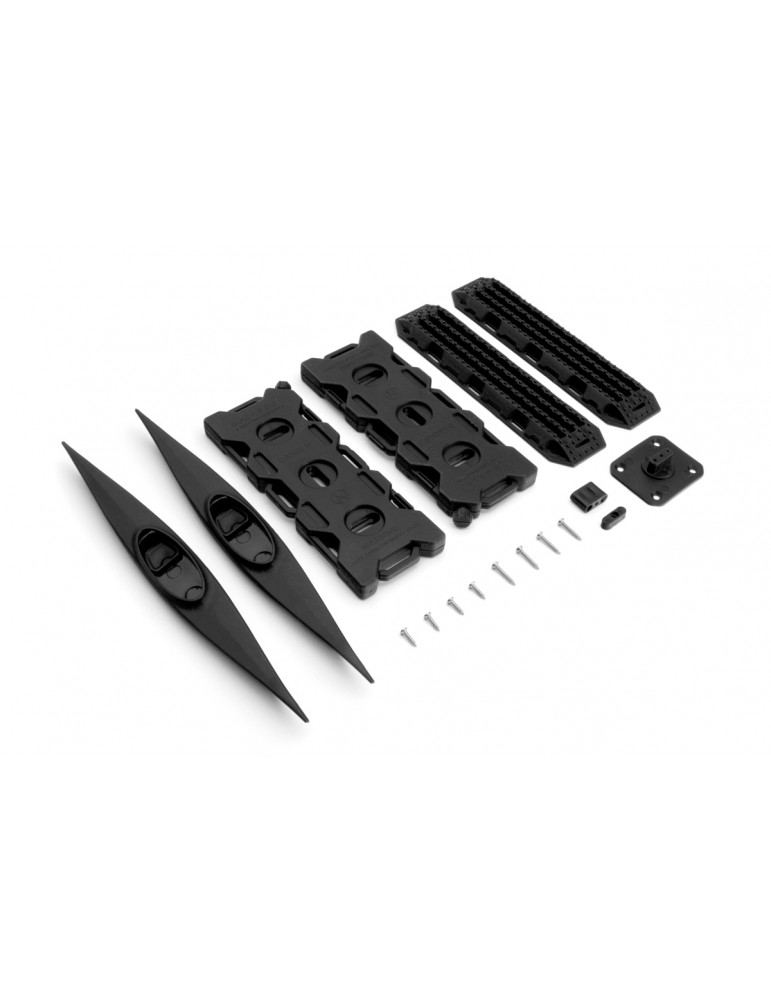 1/10 Canoe, Recovery Ramps, Oil Tank Black for RC Crawler