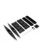 1/10 Canoe, Recovery Ramps, Oil Tank Black for RC Crawler