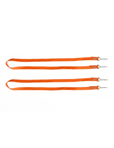 1/10 RC Crawler Tow Rope with Hook Orange 2pcs