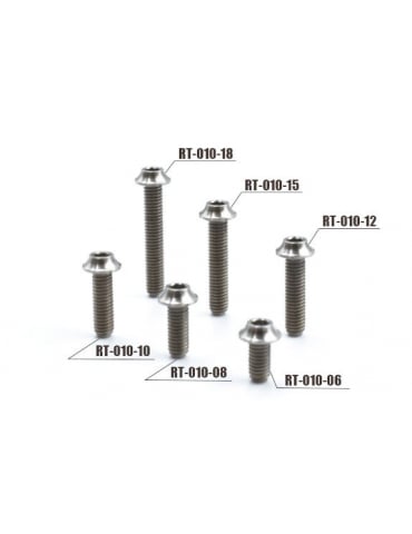 Titaniniai varžtai M3×12 mm...