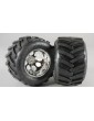 Monster Truck tires M, 14mm, glued, 2pcs.