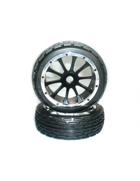 Pre-Mounted Tire Set(Front) 2P