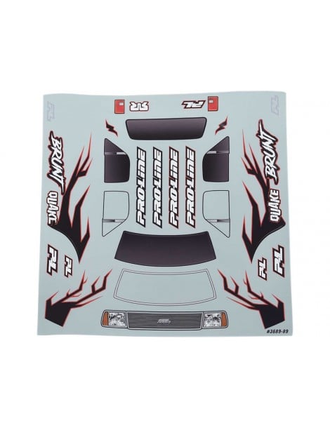 RC kėbulas Brunt Blue 1/16 ARRMA QUAKE GROM Pro-Line – CyborgShop