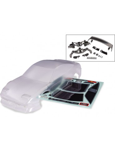 Traxxas Body, 4-Tec Drift Nissan 240SX, clear