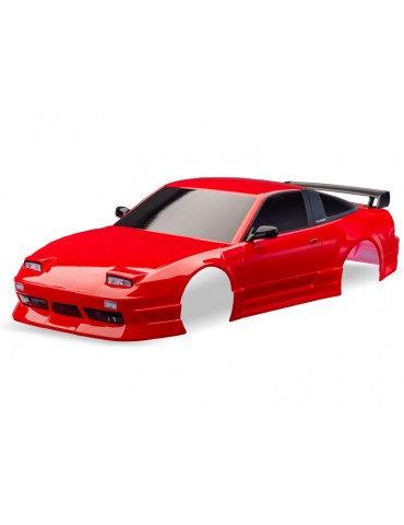 Traxxas Body, 4-Tec Drift Nissan 240SX, red