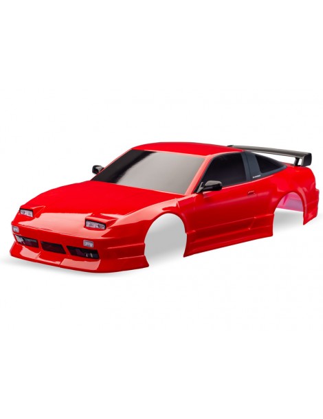 Traxxas Body, 4-Tec Drift Nissan 240SX, red
