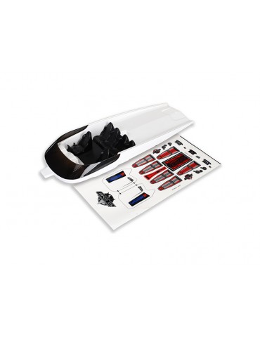 Traxxas Hatch, DCB M41, white (no graphics) (fully assembled)
