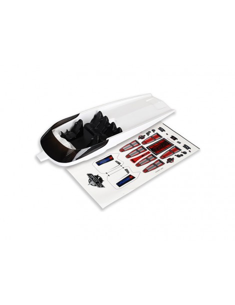 Traxxas Hatch, DCB M41, white (no graphics) (fully assembled)