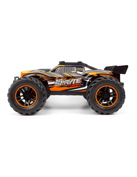 RC modelis Spryte ST Turbo 1/20 4WD Brushless Monster Truck Orange – CyborgShop